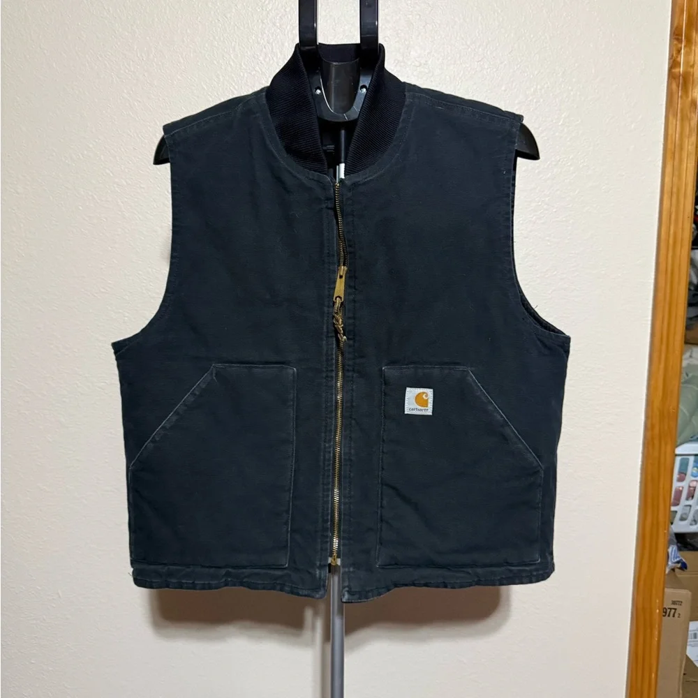 Carhartt Dark Gray Work Vest - Picture 1 of 5